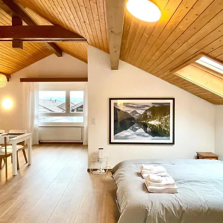 Relaxed Loft Between & Mountains Lägenhet Leissigen