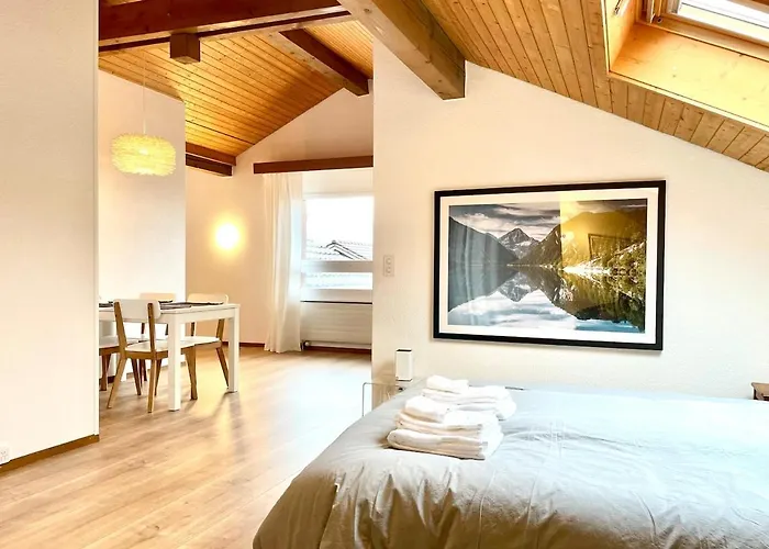 Relaxed Loft Between & Mountains דירה Leissigen